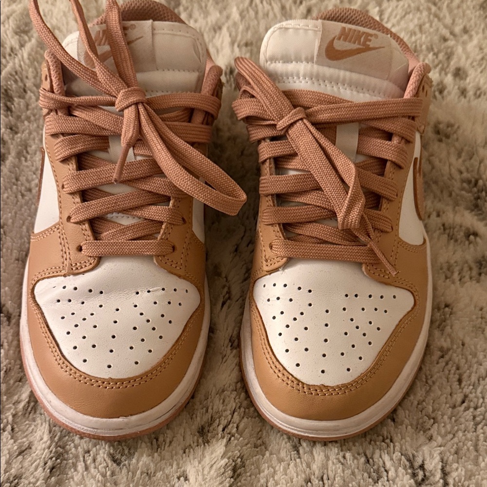 Nike Women’s Dunk Low Tan and White